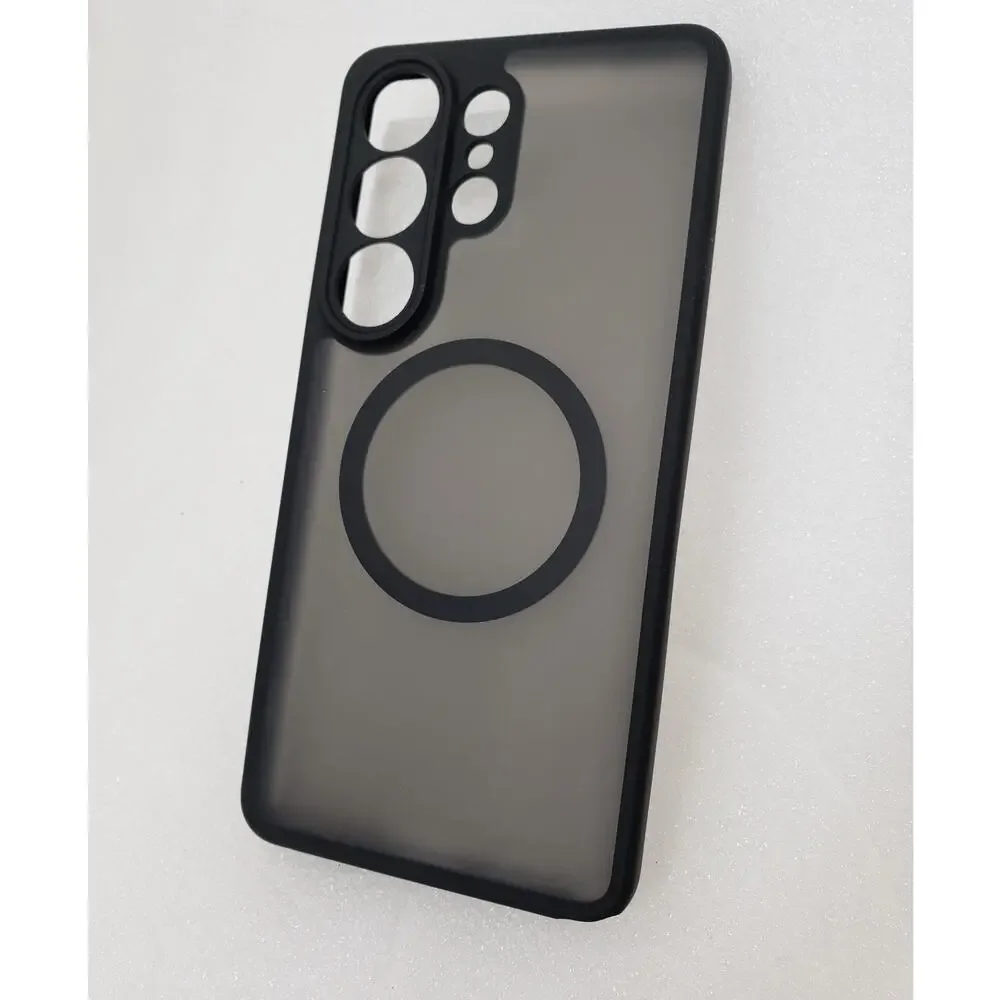 FNTCASE Translucent Magnetic Case for Samsung Galaxy S26 Ultra. Black